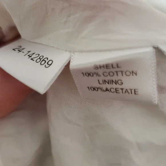 ANN TAYLOR YELLOW FLOWER GREEN LEAVES Dressy Fitted TANK TOP 100% Cotton LINED 6 - Picture 9 of 9